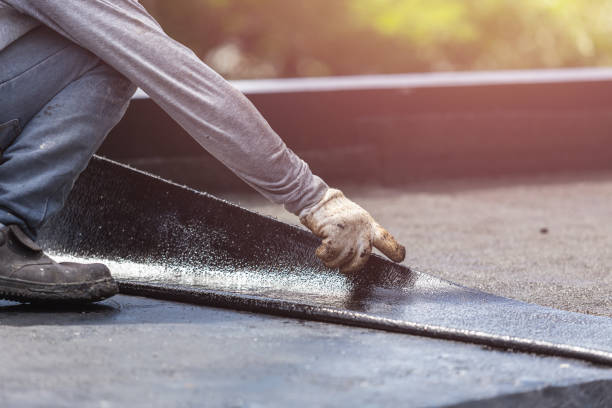 Professional Exterior Waterproofing technician working in Romeoville, IL